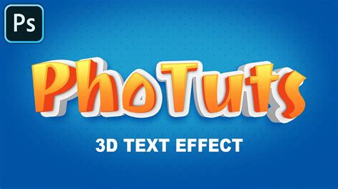 Editable 3d Text Effect In Photoshop Tutorial Easy And Step By Step