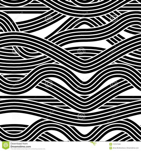 seamless abstract noodle wave vector pattern stock vector illustration of background graphic