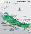 Nepal Map / Geography of Nepal / Map of Nepal - Worldatlas.com