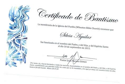 Collection Of Certificados Cristianos Para Imprimir Gratis