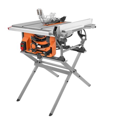 Ridgid Introduces The 15 Amp 10 In Table Saw With Folding Stand This
