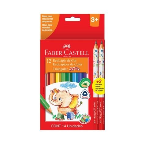 Lapices De Colores Faber Castell X 12 Unid Jumbo Cod 125012 2