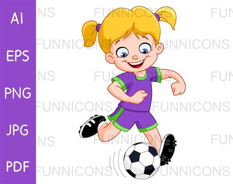 Girl Kicking Soccer Ball Clipart Ubicaciondepersonascdmxgobmx