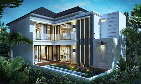 Tipe rumah ini cocok untuk keluarga kecil, karena fungsi ruangan bisa bertumbuh seiringnya bertambah personil keluarga. Desain Rumah Mewah 1 dan 2 Lantai Style Villa Bali Modern ...