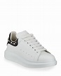 Alexander McQueen Men's Larry Leather Lace-Up Platform Sneakers with ...