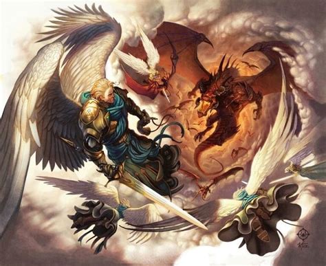 Pin By Scott Gaisford On Dnd Fantasy Illustration Angel Warrior