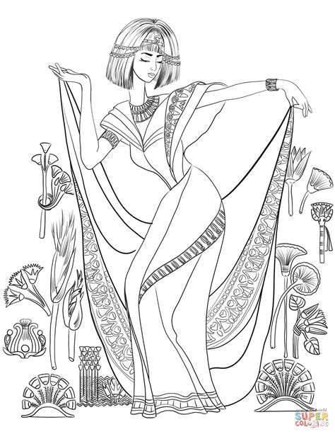 Printable Adult Egyptian Coloring Pages Coloring Pages