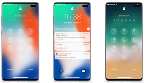 Lock Screen And Notifications Ios 13 Mobile App Like