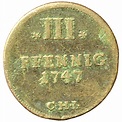 3 Pfennig - Adolphus Frederick II - Mecklemburgo-Strelitz – Numista