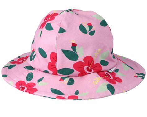 Kids Sun Hat Hibiscus Pink Bucket Jny Kids Hatt