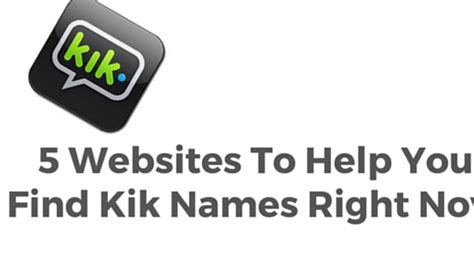 Kik Usernames Best Sites To Find Girls Sextlocal