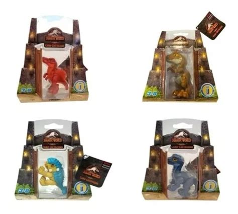 Imaginext Jurassic World Camp Cretaceous Set De 4 Dinos Envío Gratis