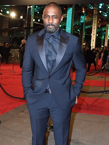 Idris Elba Cuts A Dashing Figure At Baftas On Valentines Day Love Is
