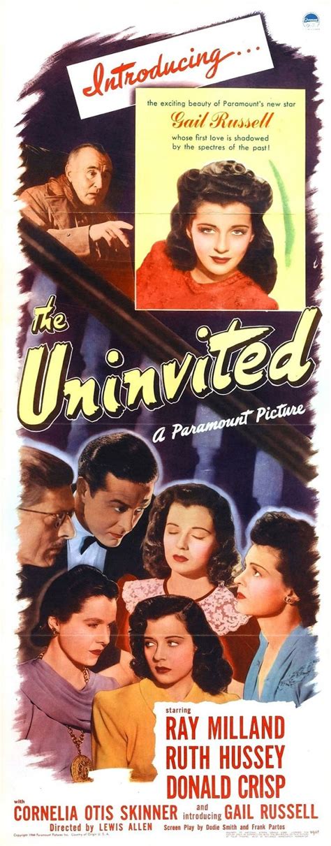Los Angeles Morgue Files The Uninvited Actress Gail Russell 1961