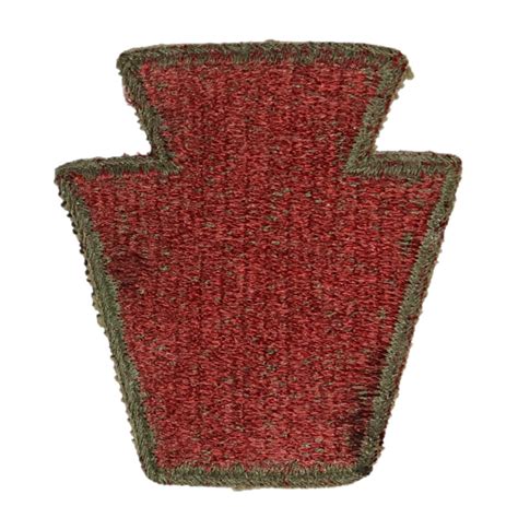 Patch 28th Infantry Division Green Back 1943