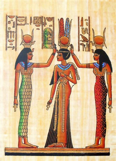Coronation Of Queen Nefertiti Poster 75 X 10 Inches Unframed