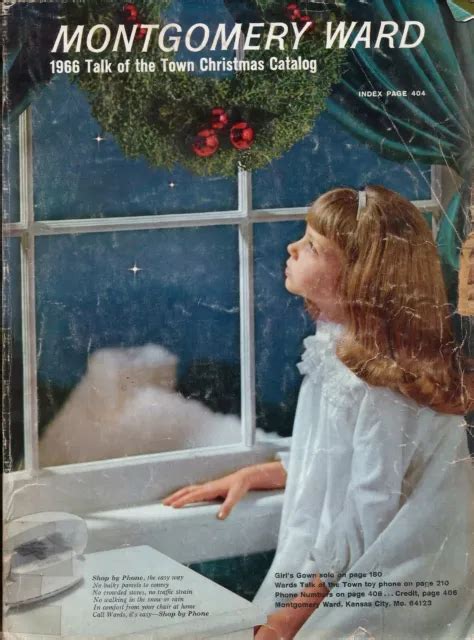 1966 montgomery ward 66 christmas catalog wishbook wards 119 00 picclick