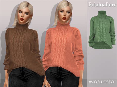 Sims 4 Cozy Wool Sweater The Sims Book