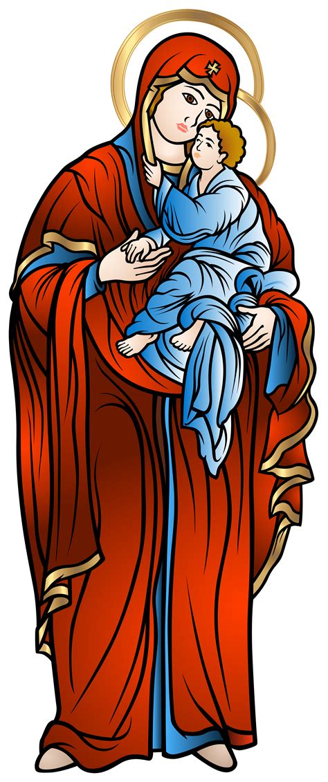 Blessed Virgin Mary With Baby Jesus Best Web Clipart