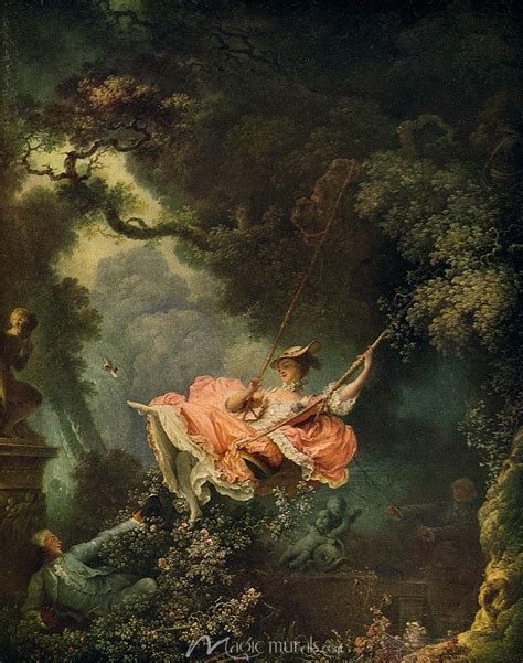 The Swing Swing Painting Rococo Art Canvas Art Prints