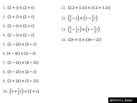 Complex Numbers Multiplication Variation Theory