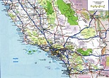 Printable Road Map Of Southern California | Printable Maps in Printable ...