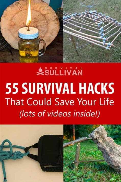 55 Survival Hacks That Could Save Your Life Video Survival Sullivan