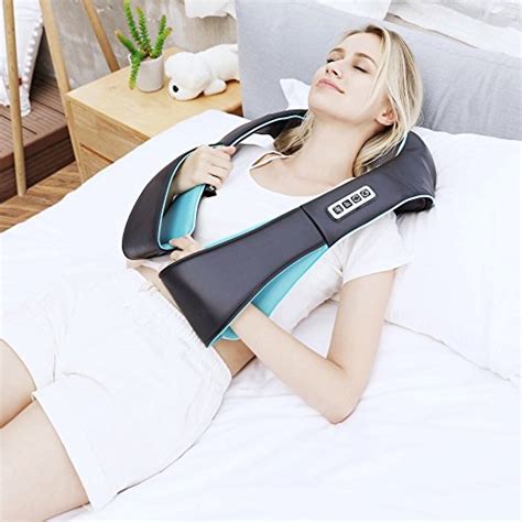 Shiatsu Back Shoulder And Neck Massager With Heat Electric Deep Tissue