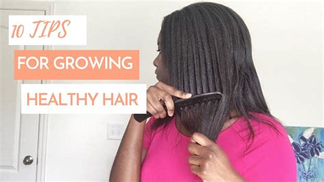 Tips For Growing Healthy Relaxed Hair YouTube