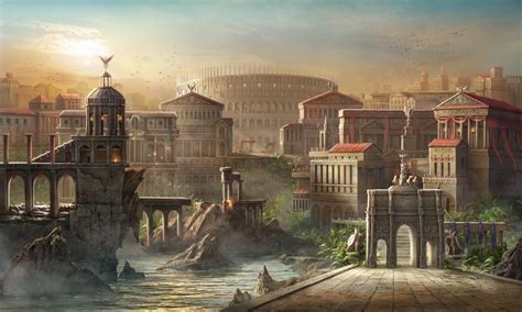 Pin By Kenne On References And Inspiration Fantasy City Ancient
