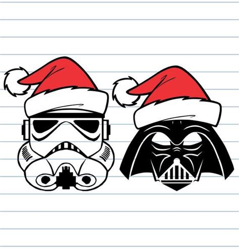 Star Wars Svg Christmas Svg Star Wars Christmas Svg Darth Vader Svg