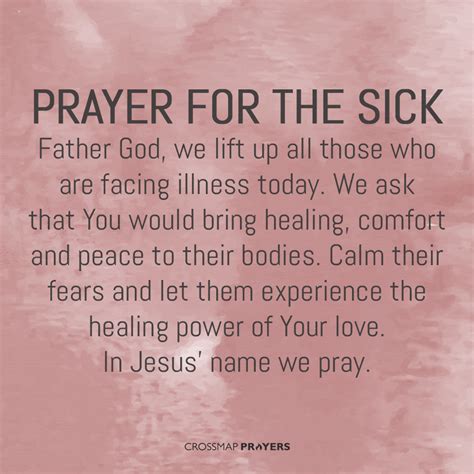 Prayer For This Sick Father God We Lift Up All Those Who Are Facing