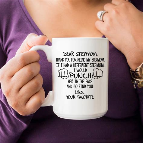 Funny Stepmom Ts Stepmom Mug Coffee Cup T For Stepmom Etsy