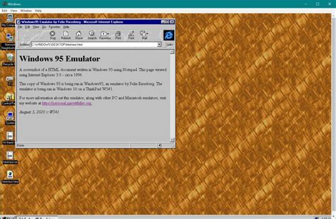 Windows 95 Emulator Download For Mac Englishinput