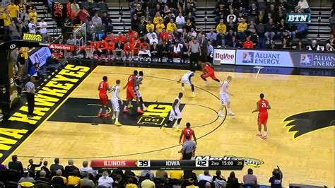 Illinois Mens Basketball Highlights At Iowa 22515 Youtube