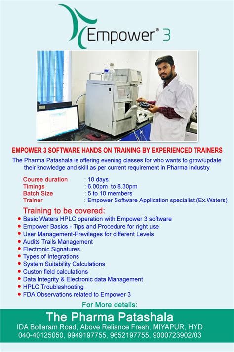 Empower 3 Software Hands On Training By Experienced Trainers The