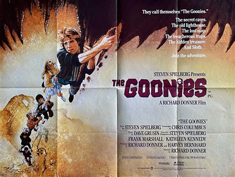 The Goonies Movie Poster 1985 Steven Spielberg Advent