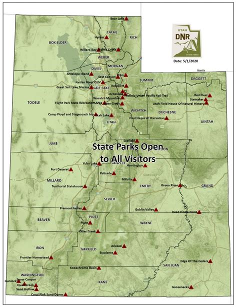 Utah State Parks Restrictions Lifted Utah State Parks