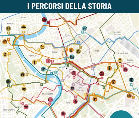 Roma Storywalk La Mappa I Percorsi Della Storia Typimedia