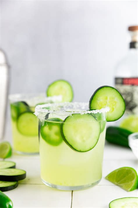 Cucumber Jalapeño Margaritas A Dash Of Megnut