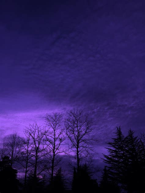 Beauty Dark Sky Aesthetic Purple Aesthetic Landscape Wallpaper