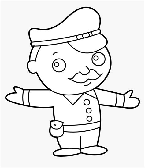 Clipart Black And White Policeman Hd Images Free Png Police Officer