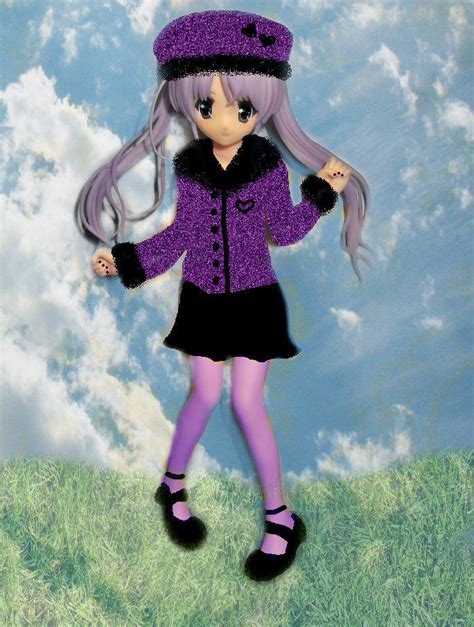 Anime Figure In Purple Clothes~ By Aardbeielfje On Deviantart