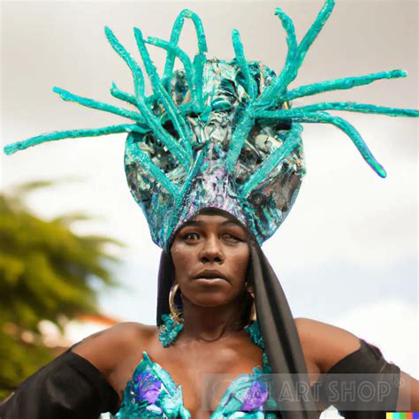 black woman at carnival