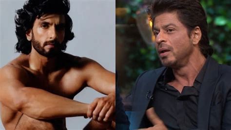 ranveer singh could get arrested for not wearing clothes says shah rukh khan viral clip from