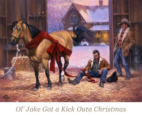 Christmas The Old West Art Of Jack Sorenson Western Christmas