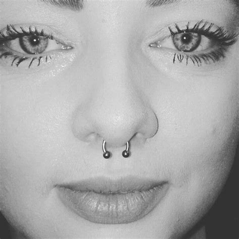 Septum Piercing By Cazportsmouth Ink Nose Jewelry Piercings Septum