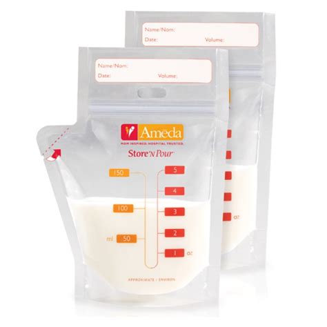 Those bags are much flimsier and aren't recommended for storing how do i use breast milk storage bags? Ameda Store 'N Pour Breast Milk Bags 40 ct Ameda Direct