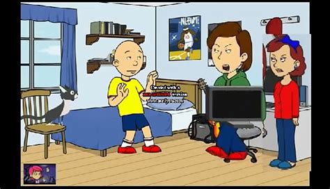 Caillou Makes A Goanimate Account While Grounded Remake Dailymotion Video