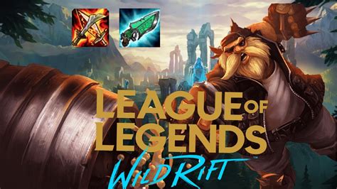 Gragas One Shot Build Wild Rift League Of Legend Wild Rift